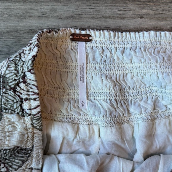 Free People Morning Sun Floral Print Maxi Hi Lo Skirt Size Small - Picture 6 of 9